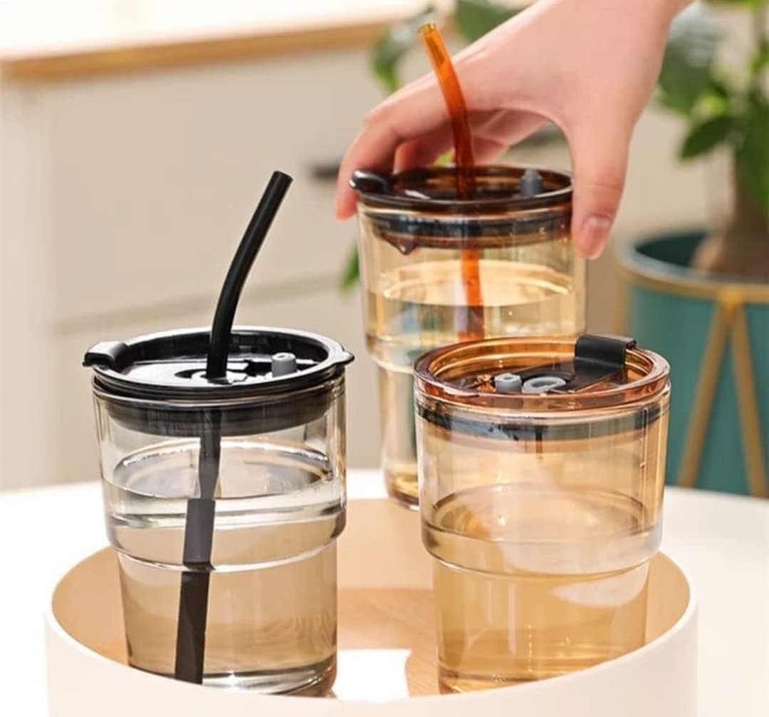 Coffee Mug, Glass Coffee Mug With Straw, Glass Mug For Corporate Gifting Get Best Quote